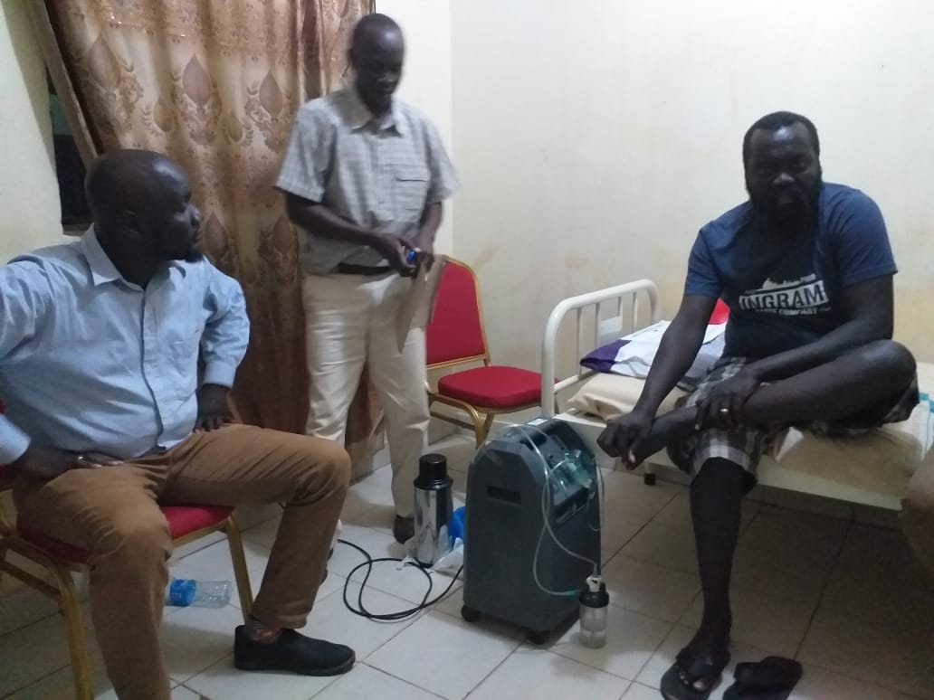Dani, Douglas and Labana together in Juba