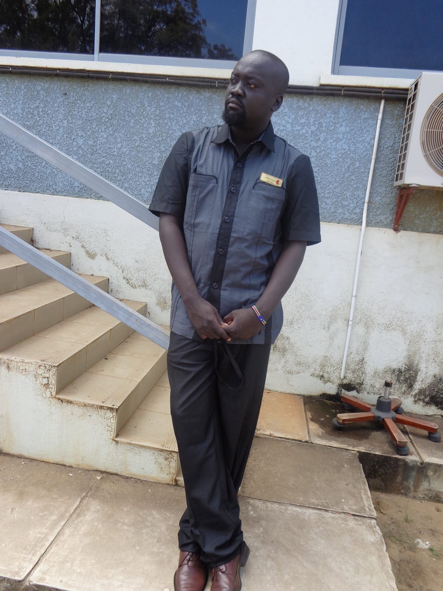 Labana during a professional workshop at the Ministry of Justice in Juba